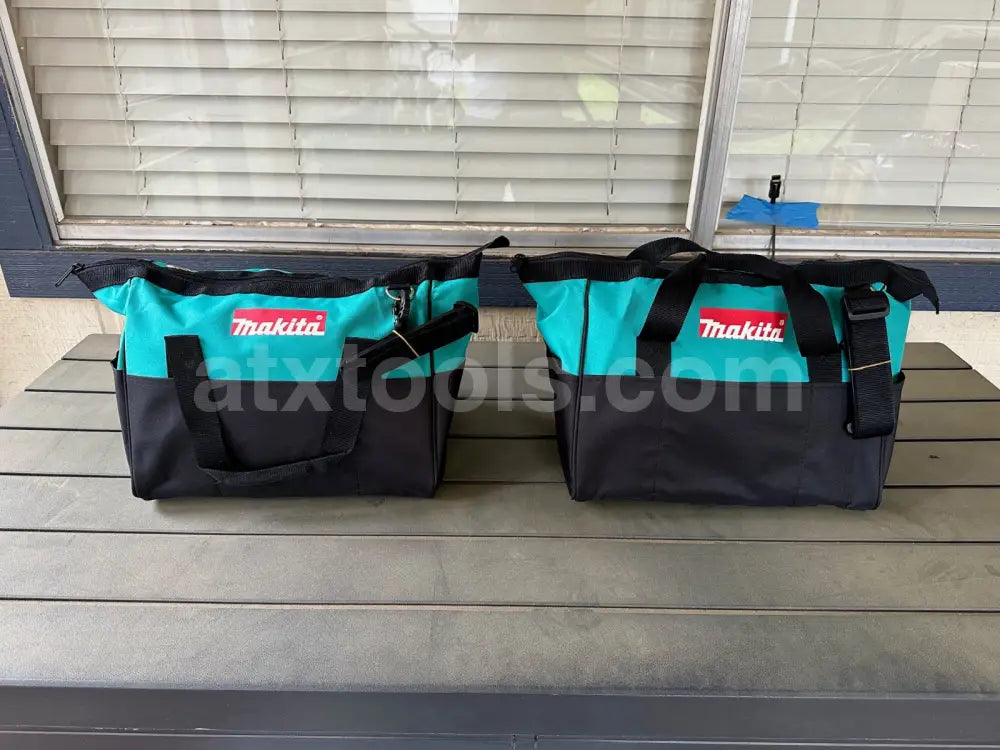 2-Pack New Large Makita 14 inch Contractor Tool Bags with Shoulder Strap (14’’x9’’x12’’)