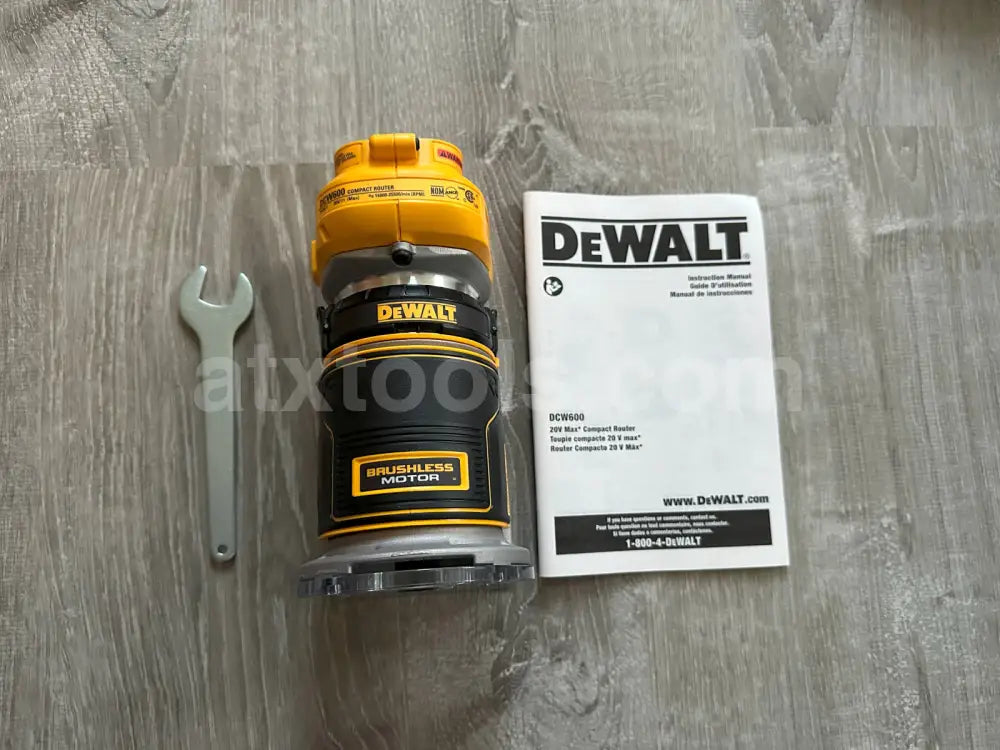 New Dewalt 20v Cordless Compact Router (Tool only - DCW600B)
