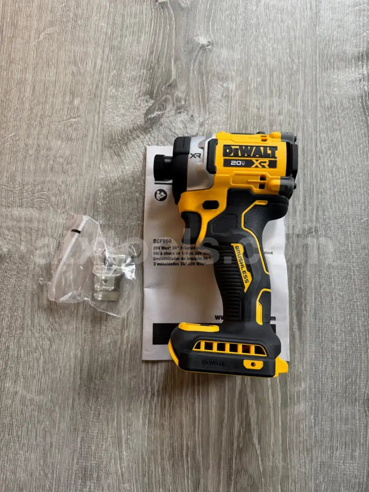 New Dewalt 3-Speed 20v Brushless XR 1/4’’ Impact (DCF860B)