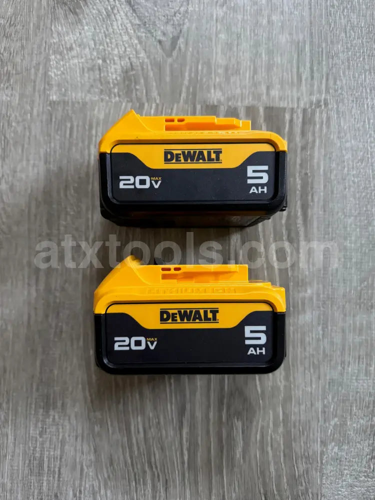 2-Pack New Dewalt 20v Volt Battery 5 AH (DCB205)
