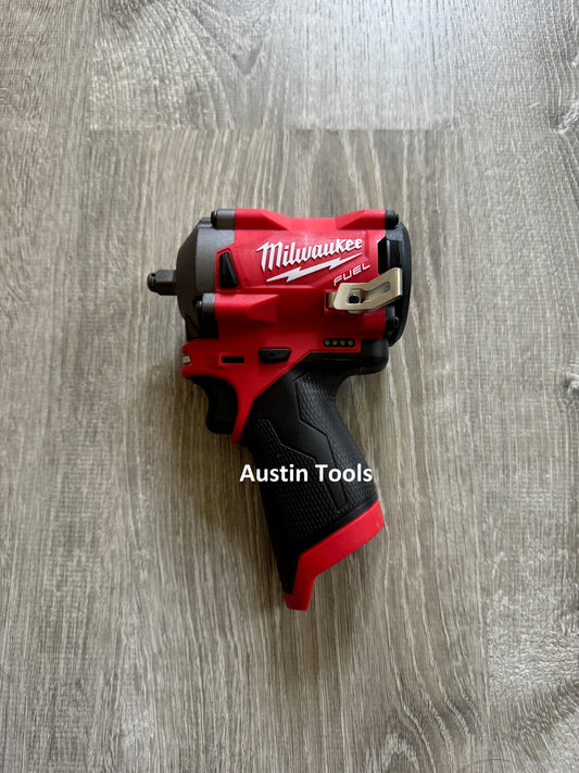 New Milwaukee 2554-20 M12 FUEL 12V 3/8-Inch Stubby Impact Wrench - Bare Tool