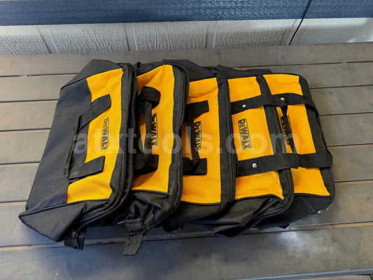 5-Pack Dewalt Tool Bag Case 15’’ x 10 x 9 Canvas For 20V Drill Battery Pocket Rails