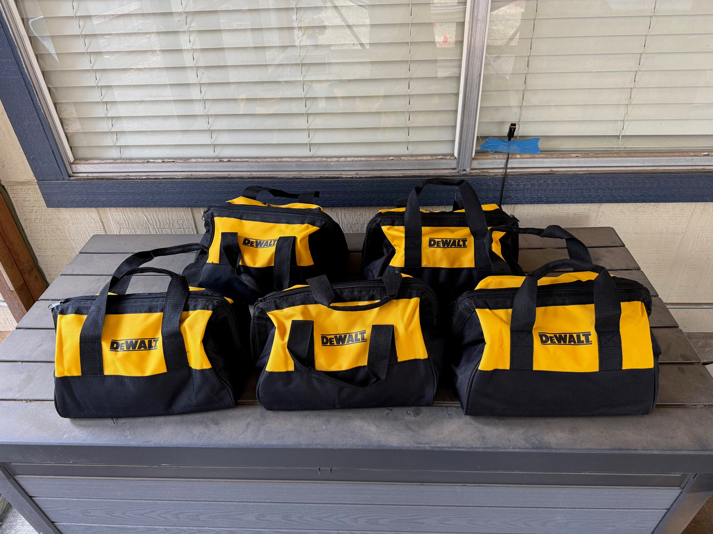 5-Pack Dewalt Tool Bags  13" x 10" x 8"