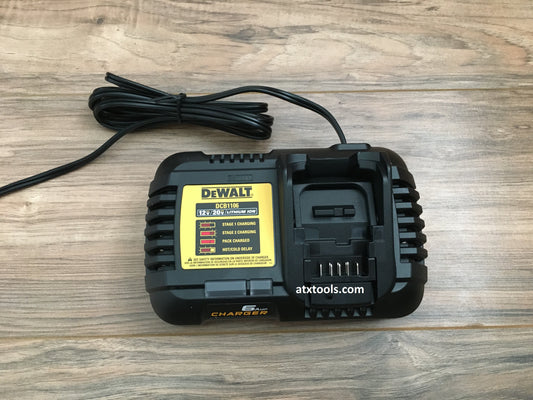 NEW Dewalt Fast Battery Charger (DCB1106 6-Amp 12V / 20V / 60v Flexvolt)