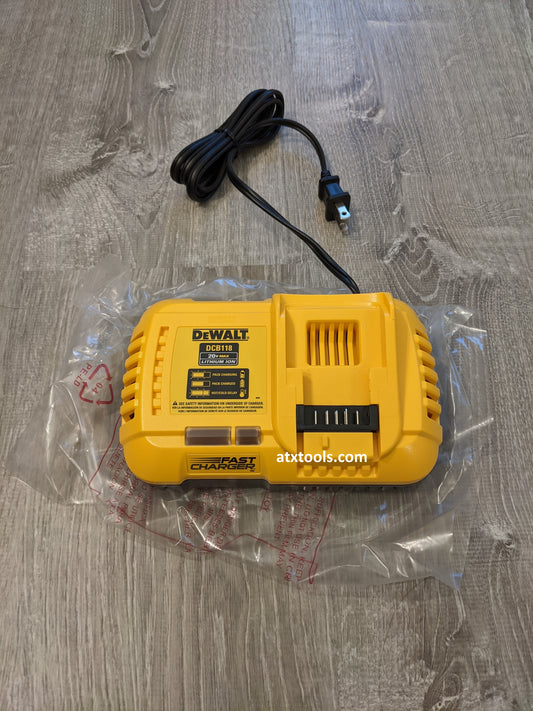 New DeWalt 20V MAX Fan Cooled Fast Charger DCB118