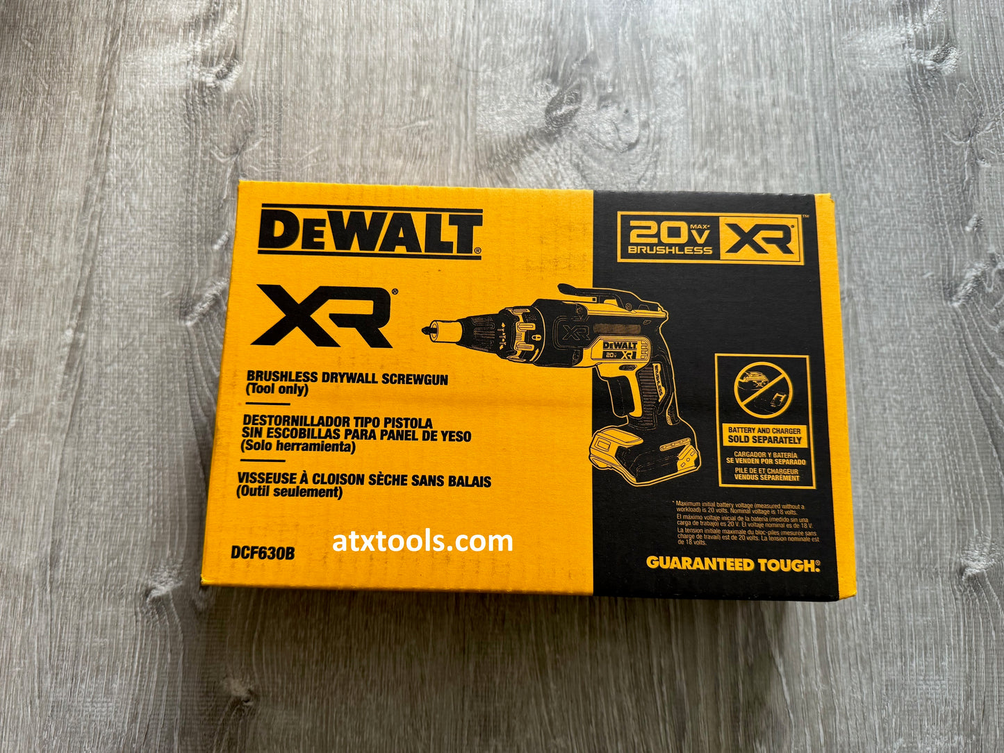 New Dewalt DCF630B Cordless 20 Volt XR Brushless Drywall Screwgun