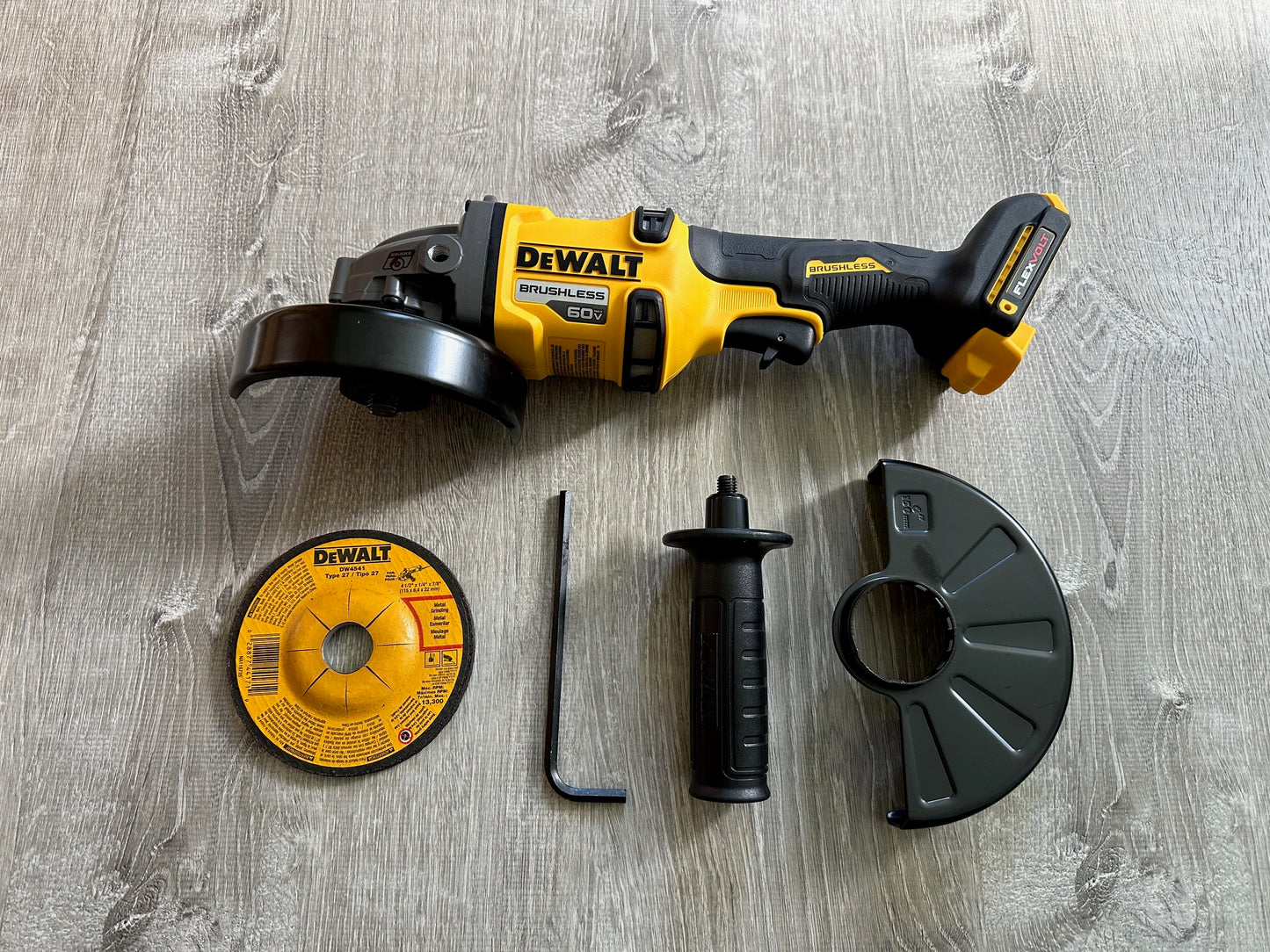 New Dewalt DCG418 Flexvolt 60V Grinder 4 1/2" - 6" Cordless Brushless 60 volt