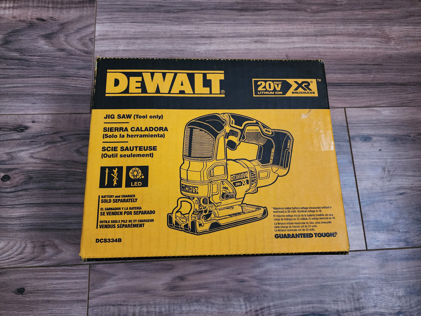 New Dewalt 20V XR Jigsaw (DCS334 - XR Brushless - Bare Tool)