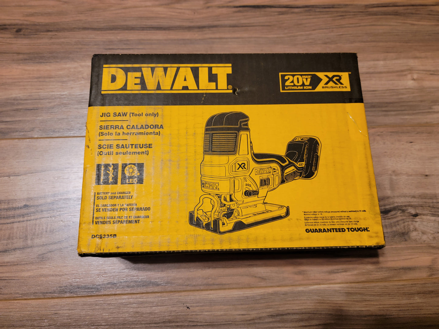 New Dewalt 20V XR Barrel Grip Jigsaw (DCS335 - XR Brushless - Bare Tool)