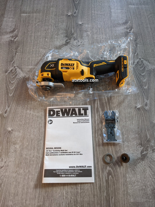 NEW Dewalt 20V MAX XR Brushless Oscillating Multitool NEWEST MODEL - DCS356B (Tool only)