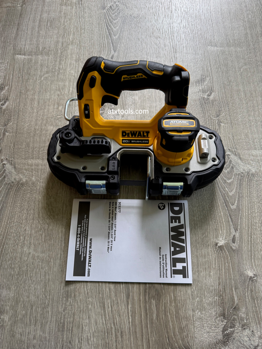 New Dewalt 20V MAX Brushless 1-3/4" BandSaw (Tool Only) (DCS377B)