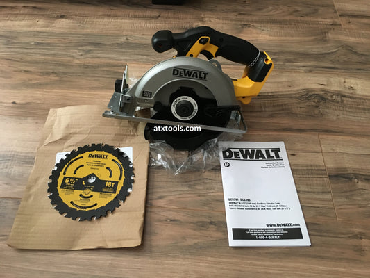 NEW Dewalt 20v 6-1/2" Circular Saw DCS393B (Tool + Blade only)