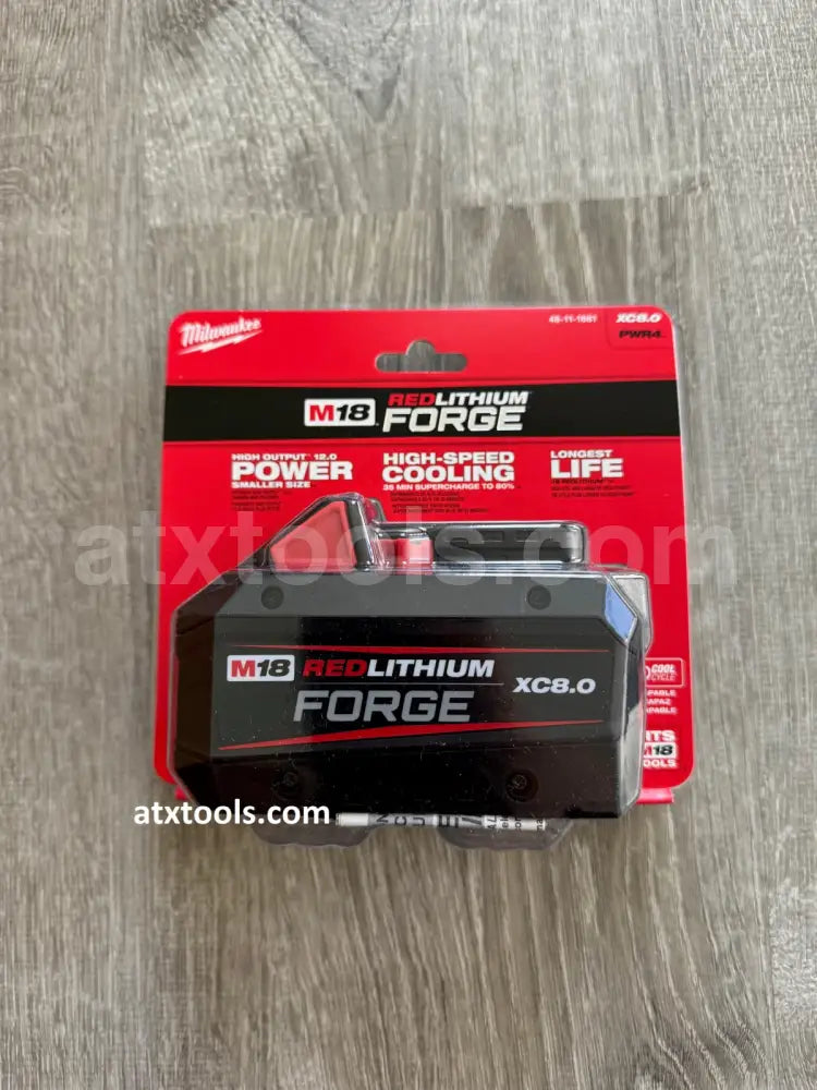 Milwaukee M18 FORGE 48-11-1881 XC 8.0ah 18V REDLITHIUM Battery Pack - Brand New