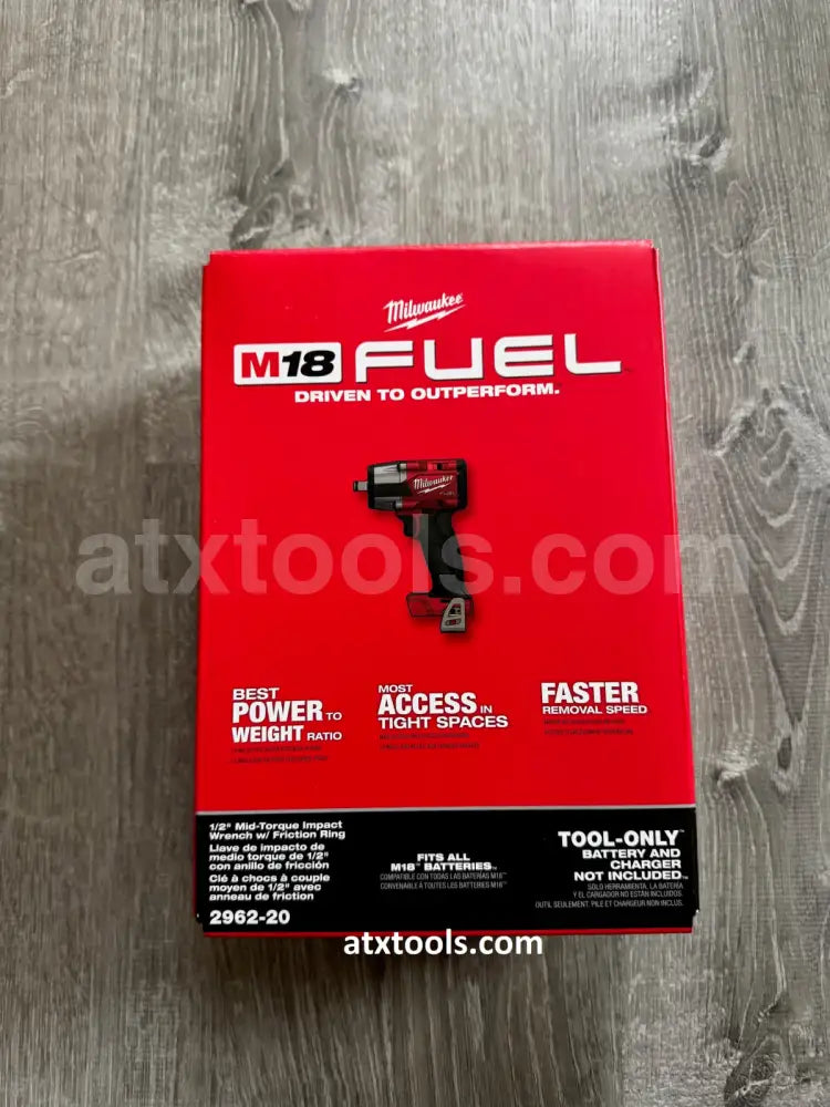 Milwaukee M18 Fuel Mid-Torque 1/2’’ Impact Wrench w/ Friction Ring (2962-20)