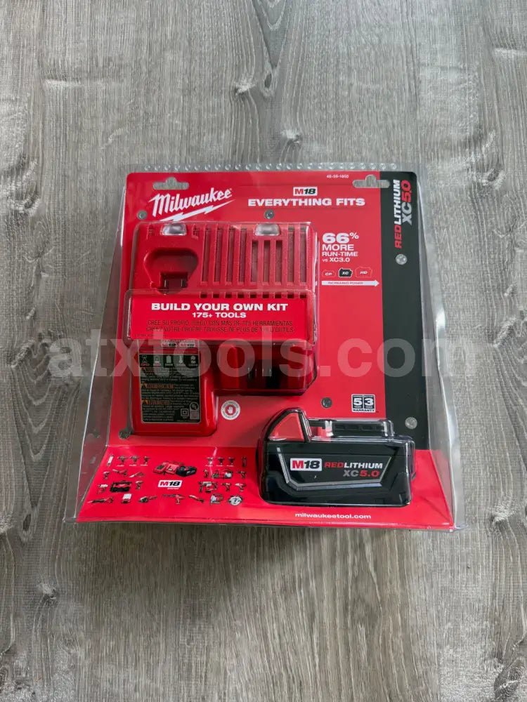 Milwaukee M18 XC 5.0 + Charger Pack