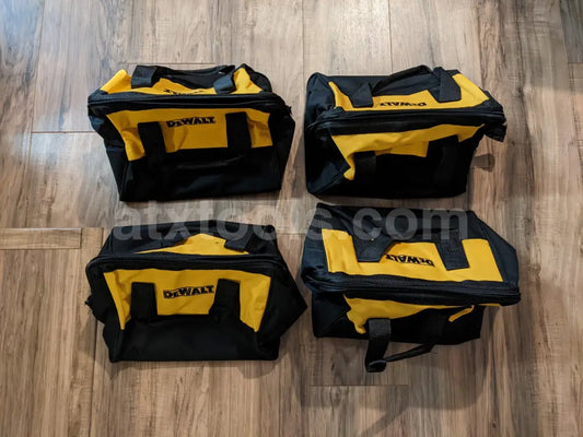 New 4-Pack Dewalt Contractor Tool Bag (13’’x10’’x8’’)
