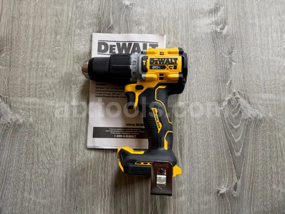 NEW Dewalt 20 Volt MAX XR Brushless Compact Hammer Drill Model # DCD806 (Tool only)