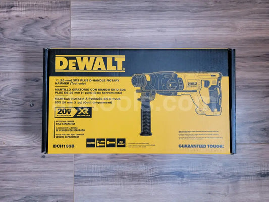 New Dewalt 20V 1 IN. BRUSHLESS CORDLESS SDS PLUS D-HANDLE ROTARY HAMMER DRILL (TOOL ONLY - DCH133B)