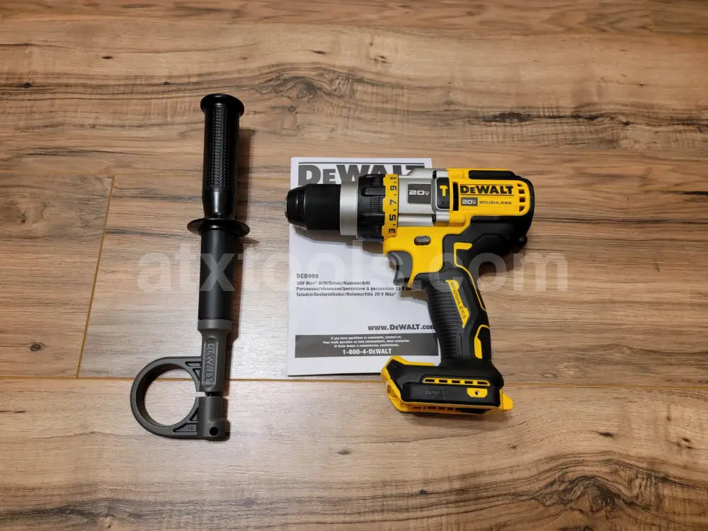 New DEWALT 20V/60V Flexvolt Advantage Hammer Drill Brushless 3-Speed Tool Only (DCD999B)