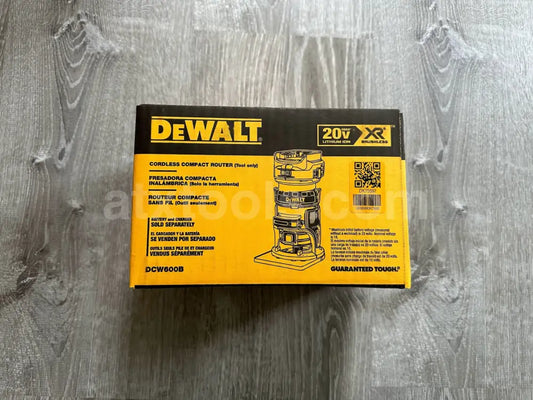 New Dewalt 20v Cordless Compact Router (Tool only - DCW600B)