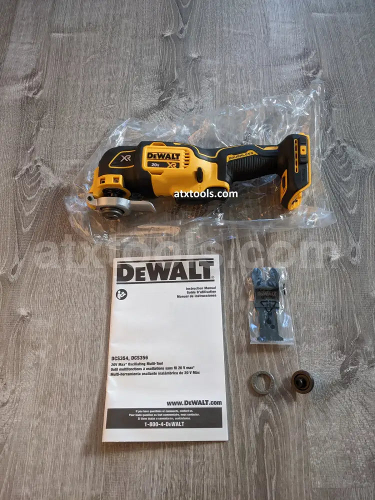 NEW Dewalt 20V MAX XR Brushless Oscillating Multitool NEWEST MODEL - DCS356B (Tool only)