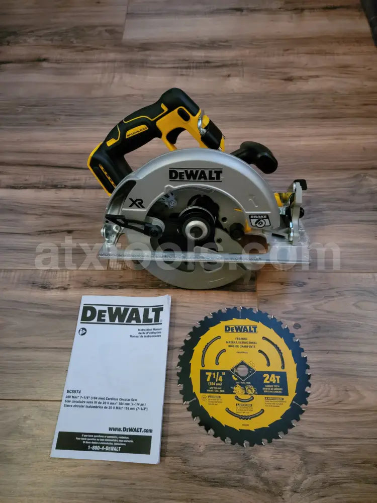 NEW Dewalt 20V XR Brushless 7-1/4” CORDLESS CIRCULAR SAW with Power Detect (Tool only)