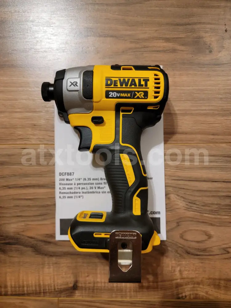 New Dewalt 3-Speed 20v Brushless XR Impact (Tool + Belt Clip only - DCF887)