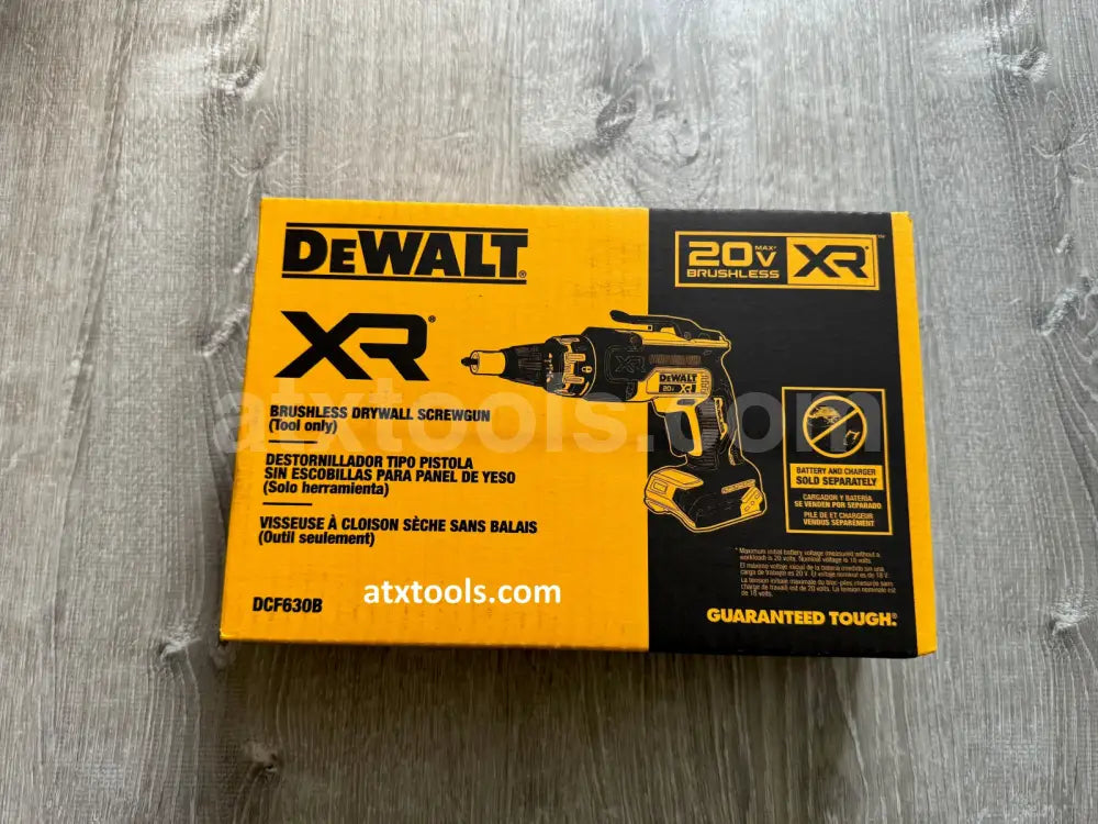 New Dewalt DCF630B Cordless 20 Volt XR Brushless Drywall Screwgun
