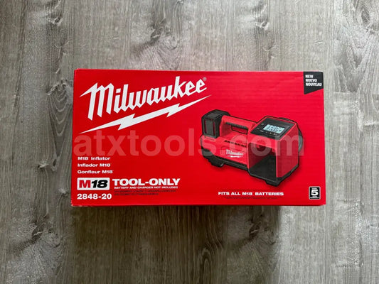 New Milwaukee M18™ 18V Cordless Tire Inflator (2848-20)