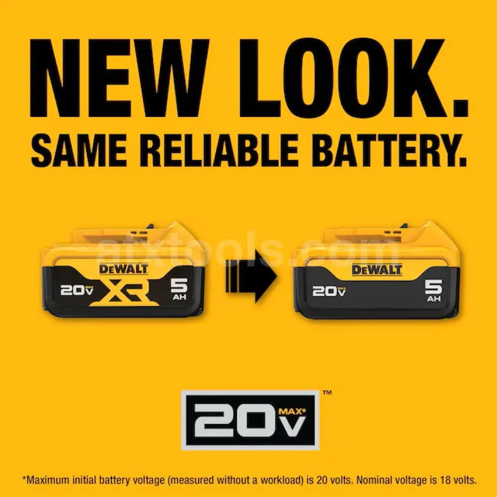 New Two Dewalt 20v 5ah Batteries + Charger Combo